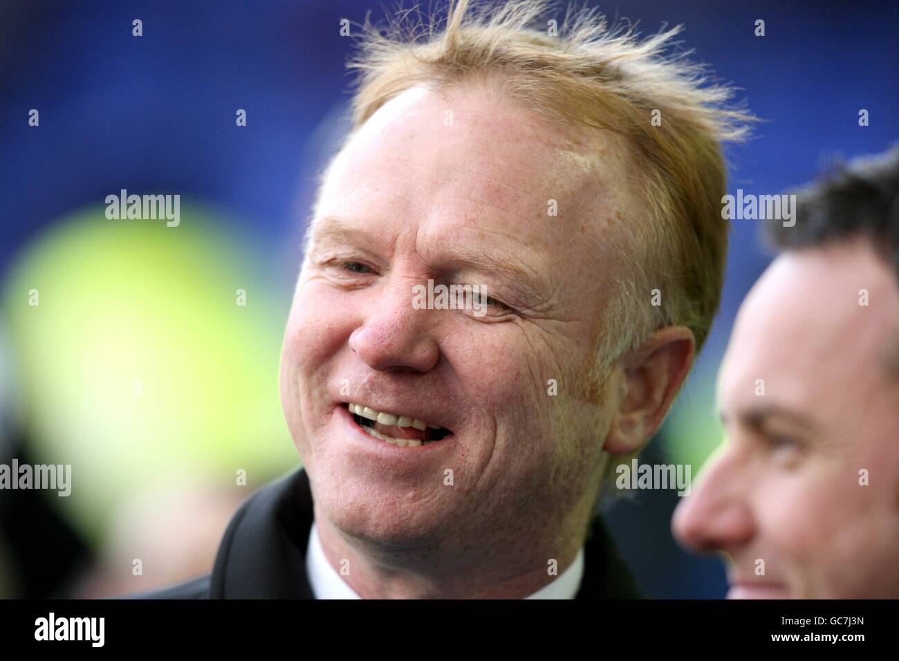 Calcio - Barclays Premier League - Everton / Birmingham City - Goodison Park. Alex McLeish, responsabile della città di Birmingham Foto Stock