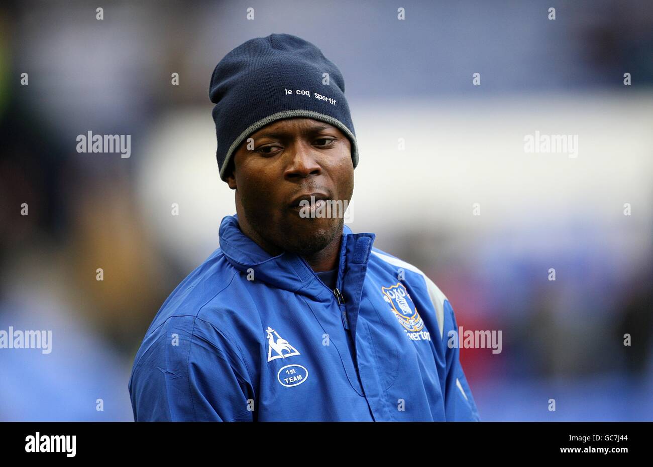 Calcio - Barclays Premier League - Everton / Birmingham City - Goodison Park. Ayegbeni Yakubu, Everton Foto Stock