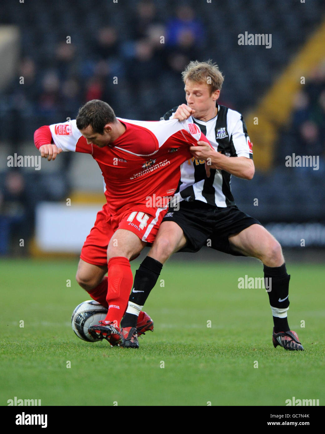 Calcio - Coca Cola Football League due - Notts County v Accrington Stanley - Meadow Lane Foto Stock