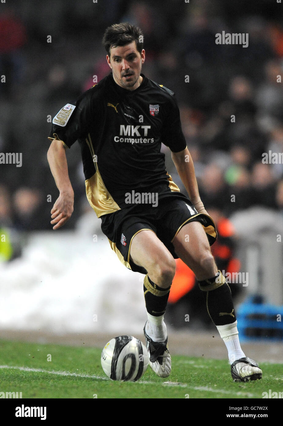 Calcio - Coca-Cola Football League One - Milton Keynes Dons v Brentford - stadio:mk. Ben Strevens, Brentford Foto Stock