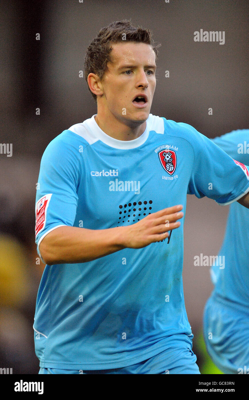 Calcio - Coca-Cola Football League Two - Port vale v Rotherham United - vale Park. Stephen Brogan, Rotherham United Foto Stock