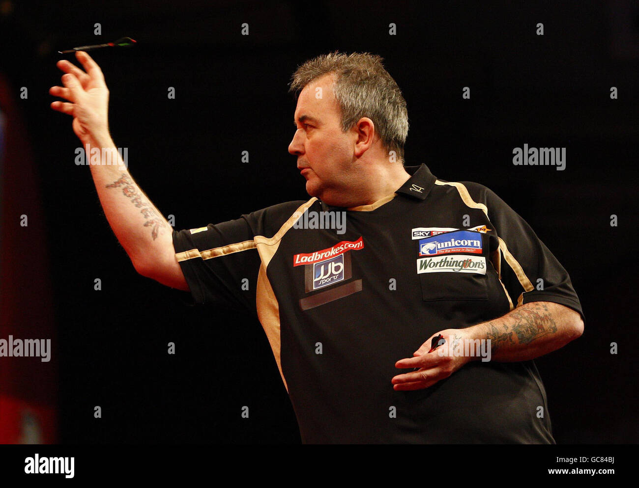 Phil taylor darts player Immagini e Fotos Stock - Alamy