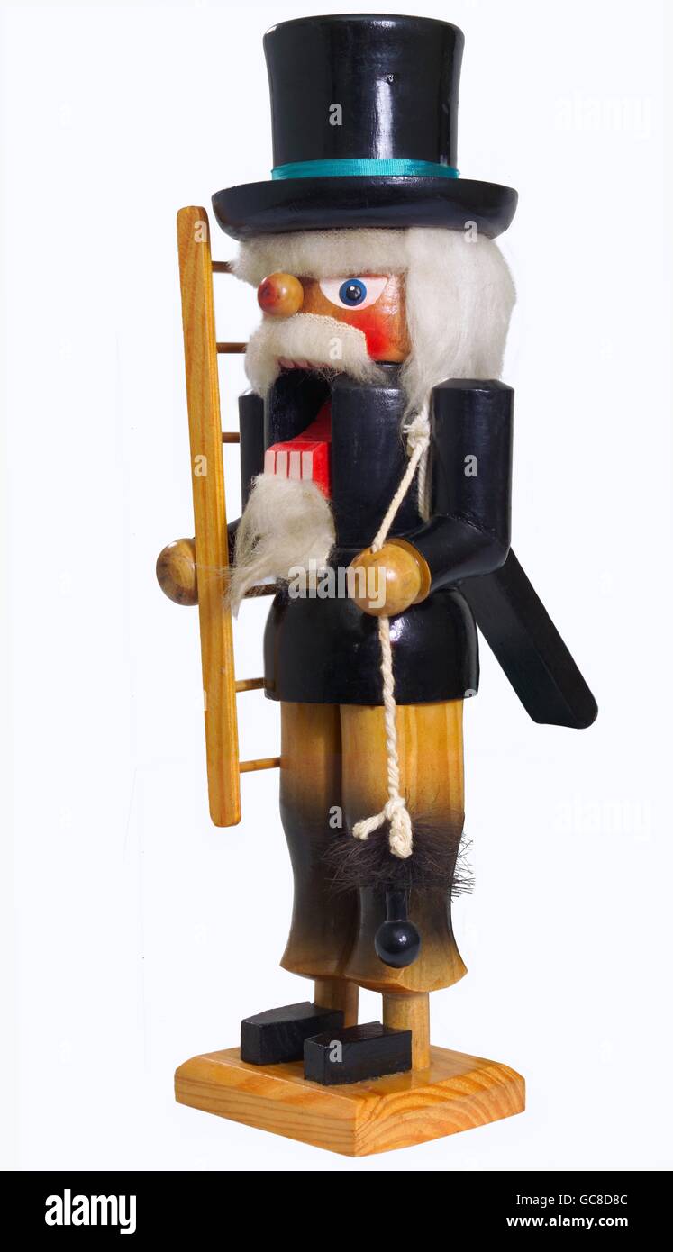 Natale, nutcracker, arte popolare stile di Monte ore, Germania-Est, circa 1980, diritti aggiuntivi-clearences-non disponibile Foto Stock