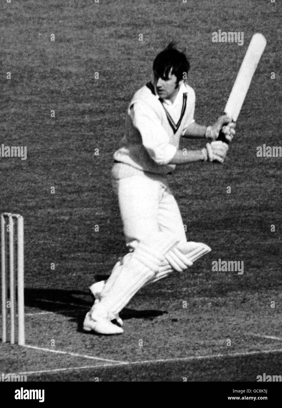 Cricket - Derbyshire v Worcestershire - County Championship 1971 Venue Queen's Park, Chesterfield Foto Stock