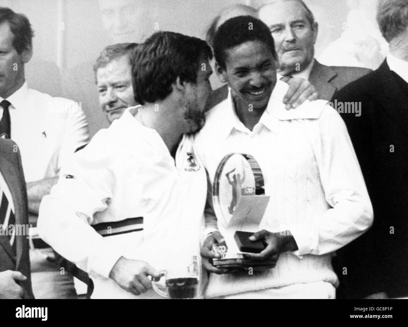 Cricket - Inghilterra v Pakistan - Texaco Trophy 1987 (terza ODI) - Edgbaston, Birmingham Foto Stock