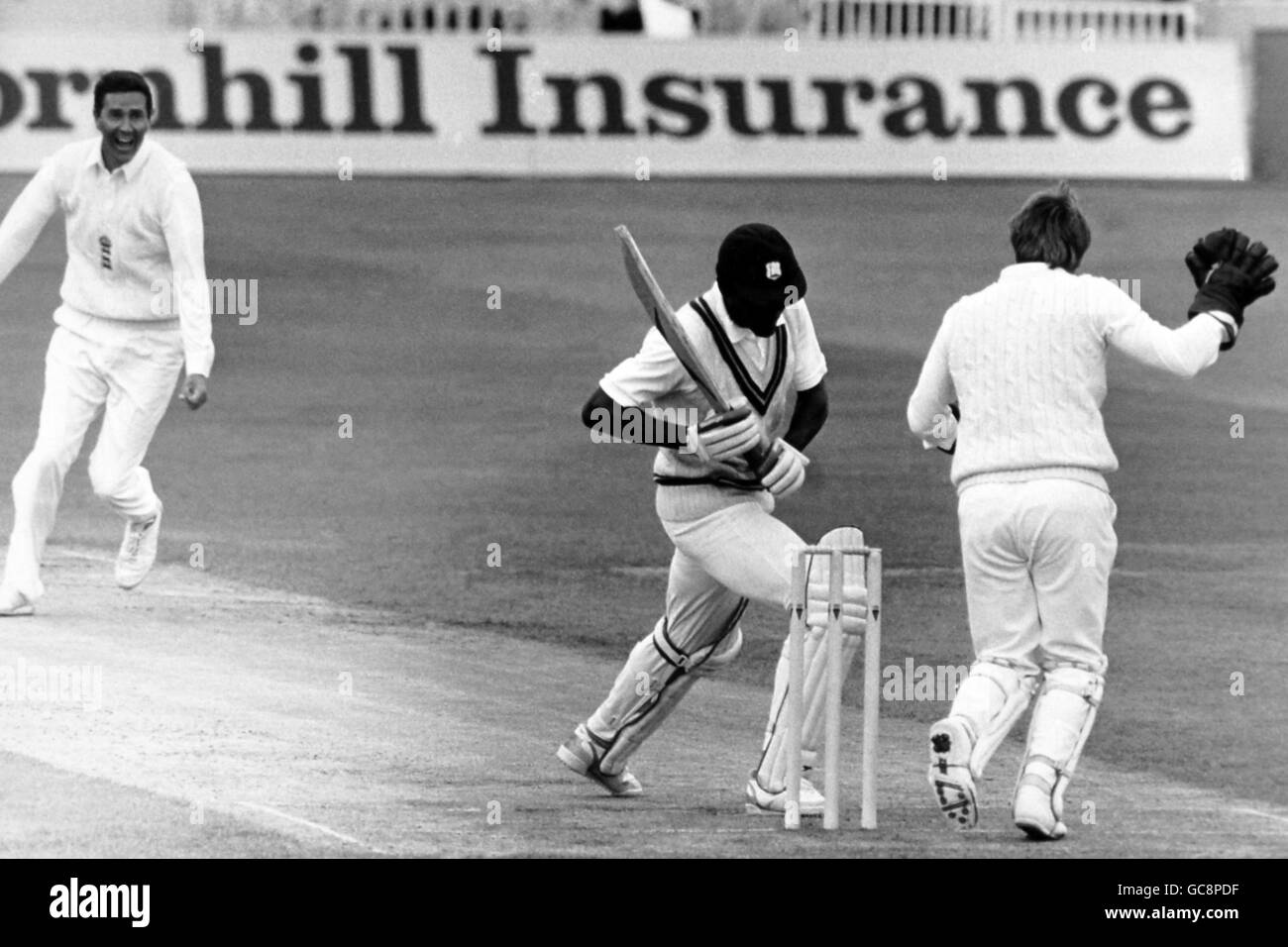 Cricket - England v West Indies - West Indies in Inghilterra 1988 (3^ prova) - Giorno 2 - Old Trafford, Manchester Foto Stock