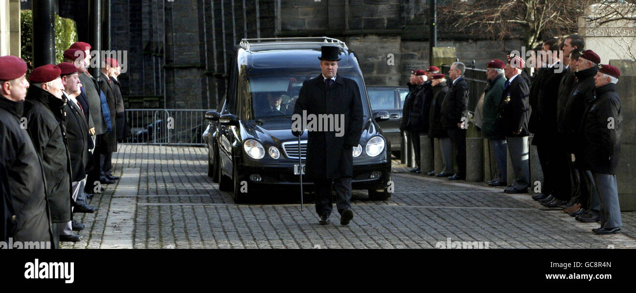 Caporale Tommy funerale marrone Foto Stock