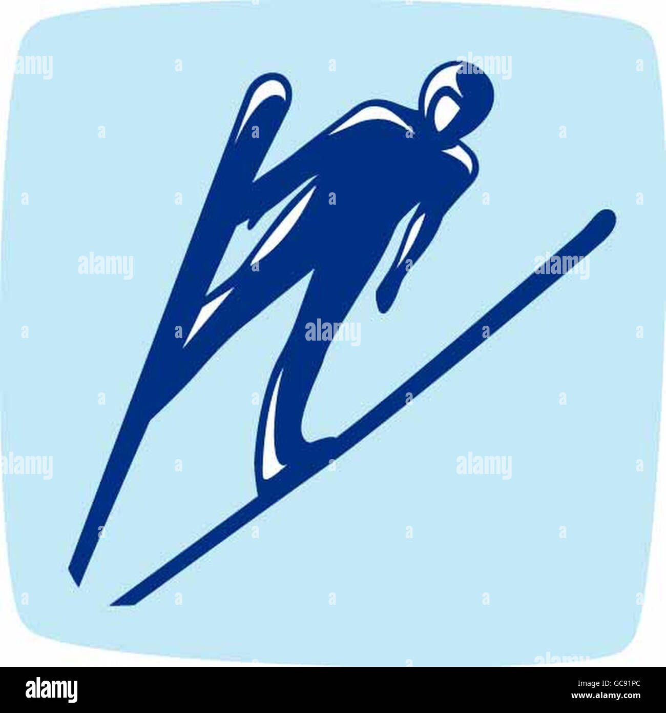 - Olimpiadi invernali di Vancouver 2010 - Pittogrammi Foto Stock