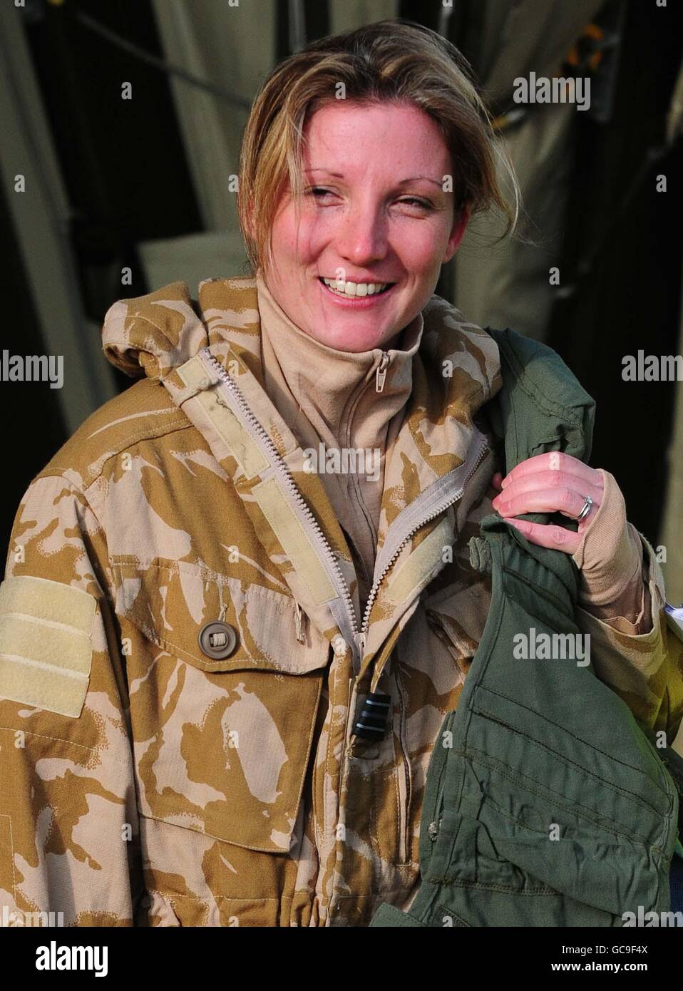 Tornado volo pilota tenente Juliette Fleming a RAF Marham. Picture Data: martedì, 26 gennaio 2010. Foto di credito dovrebbe leggere: Rui Vieira/PA FILO Foto Stock