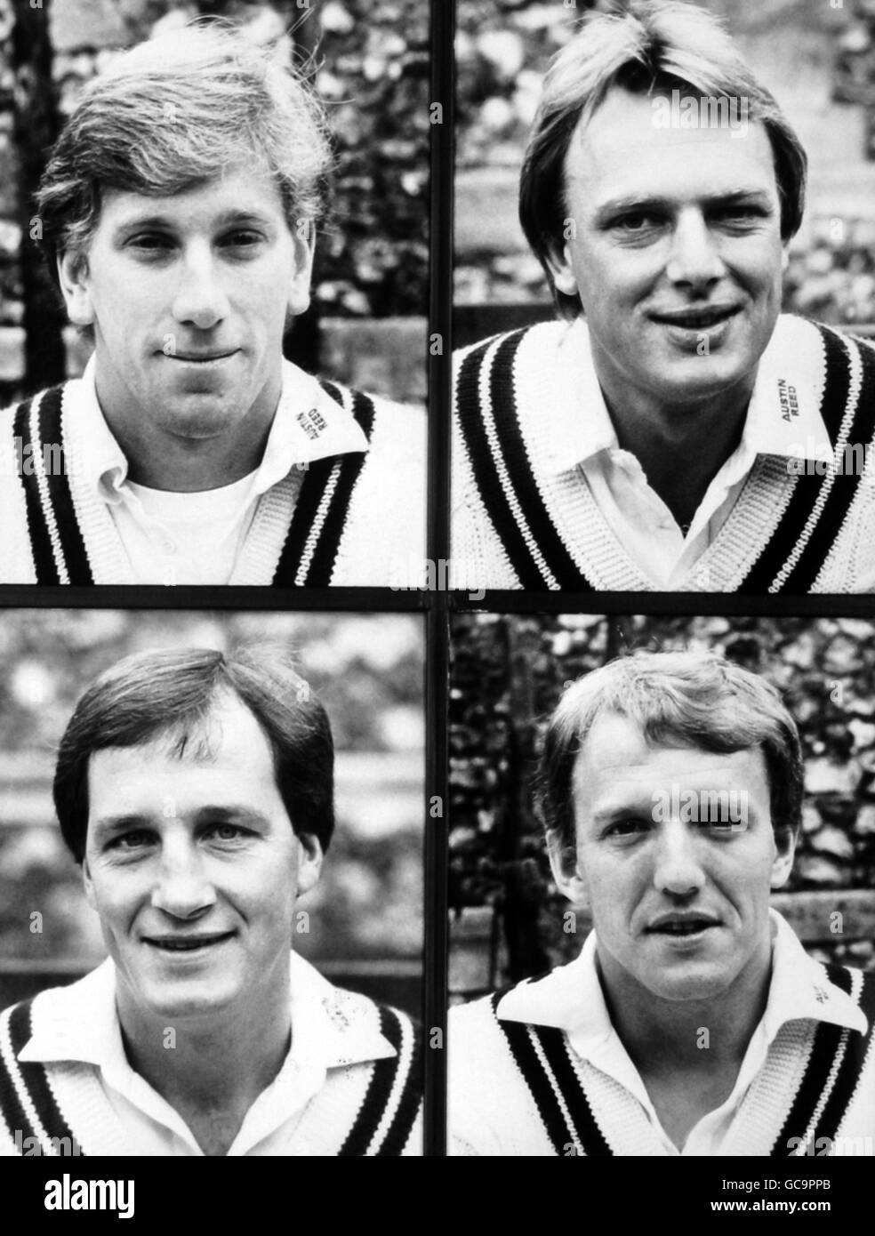 Cricket - Middlesex County Cricket Club - Ritratti - 1983 Foto Stock