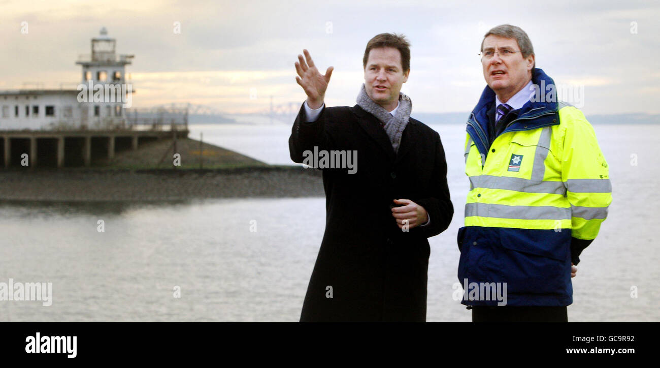 Lib Dems ha a annouce turbina eolica piani Foto Stock