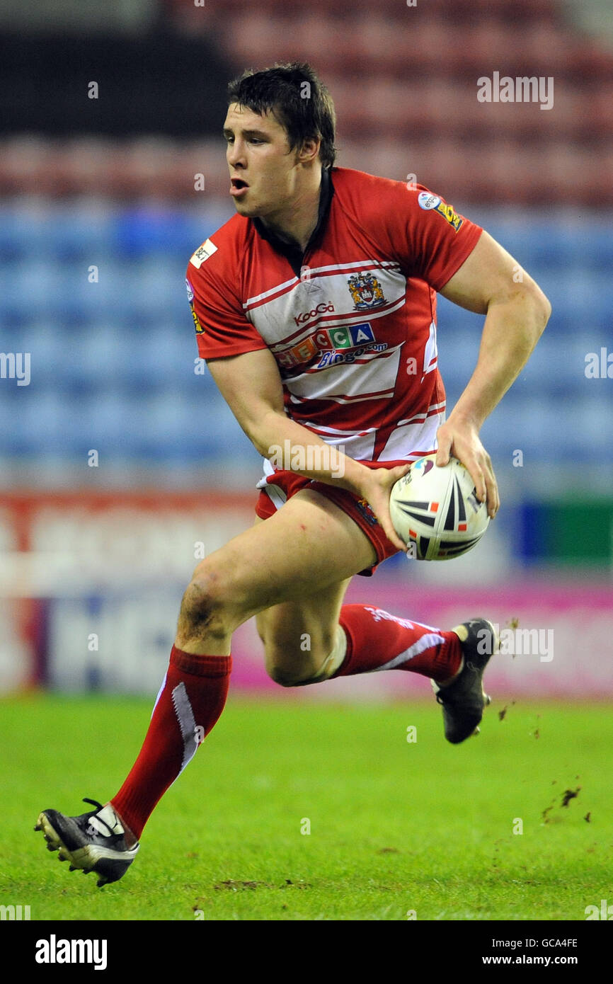 Rugby League - Engage Super League - Wigan Warriors v Celtic crociati - DW Stadium Foto Stock