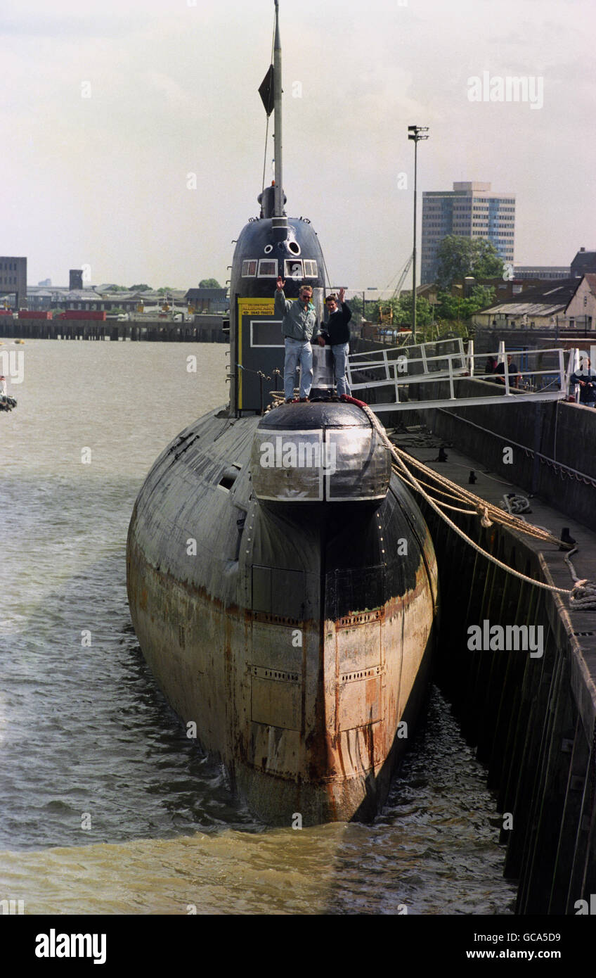 FOXTROT sottomarino russo Foto Stock