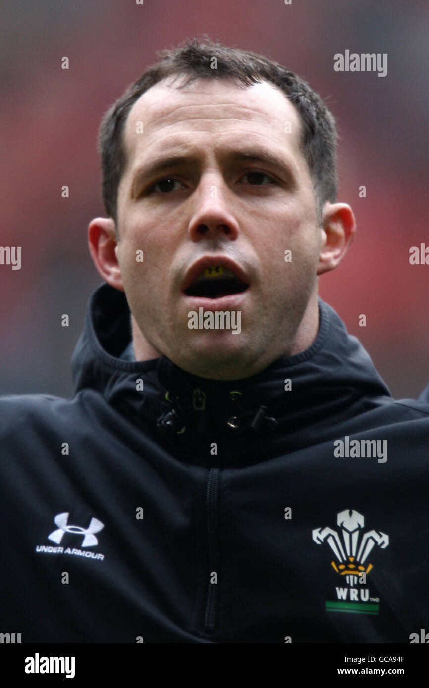 Rugby Union - RBS 6 Nations Championship 2010 - Galles / Scozia - Millennium Stadium. Gareth Cooper, Galles Foto Stock