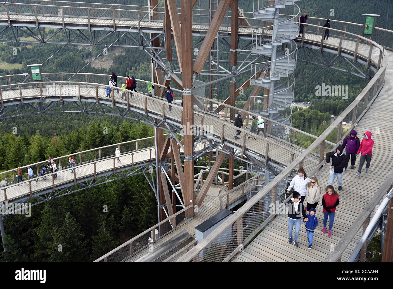 Sky Walk, Dolni Morava Foto Stock