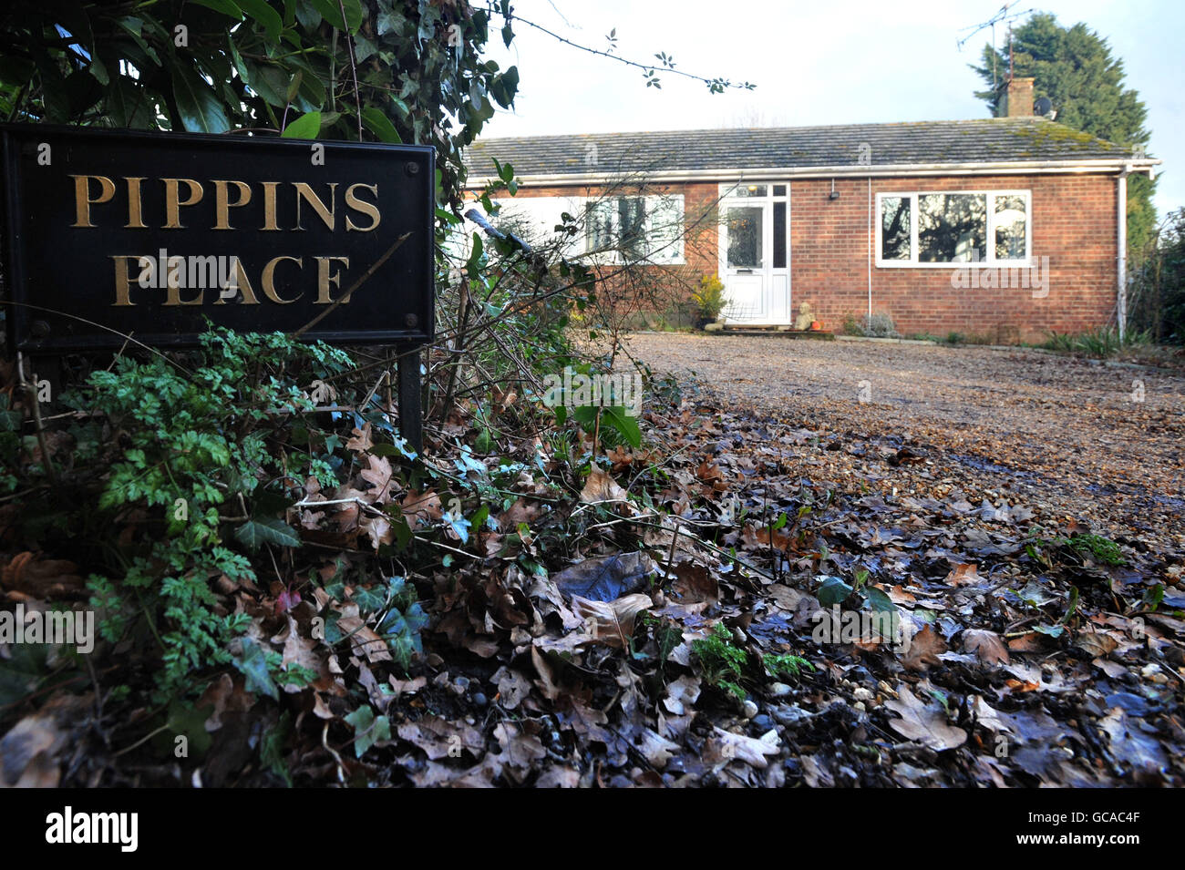 La casa del peer conservatore Lord Hanningfield (Paul White) a Hanningfield, Essex. Foto Stock