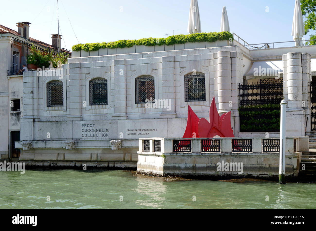 Solomon Guggenheim Foundation Canal Grande Venezia Foto Stock