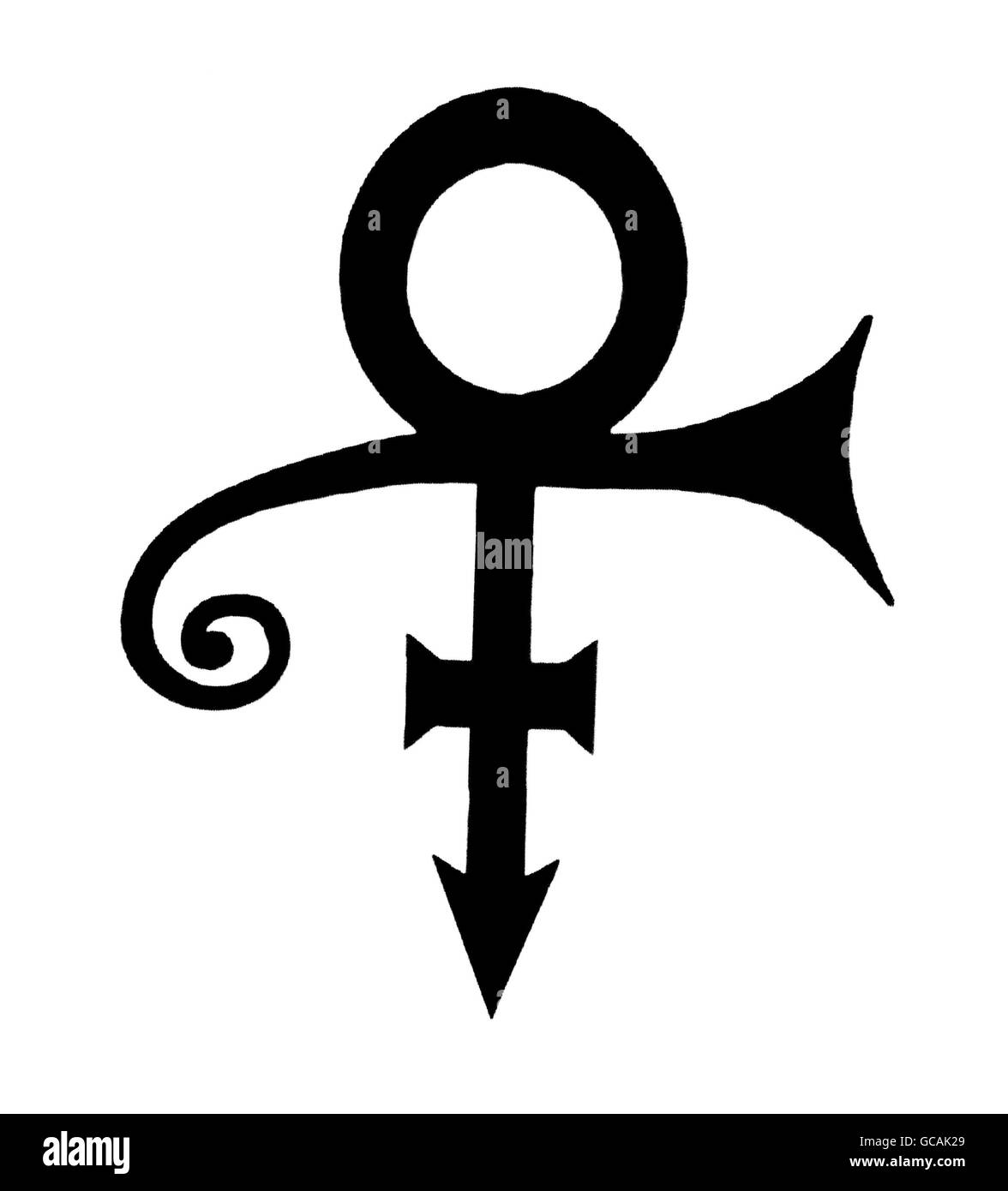 Artista noto come simbolo principe Foto Stock