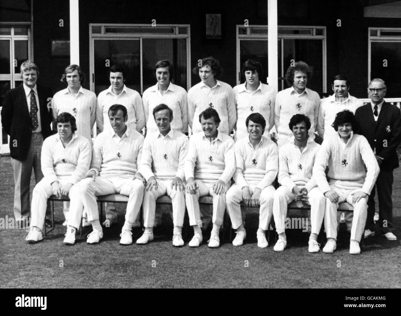 Cricket - Kent County Cricket Club - Team Group - 1976 - St Lawrence Ground, Canterbury Foto Stock