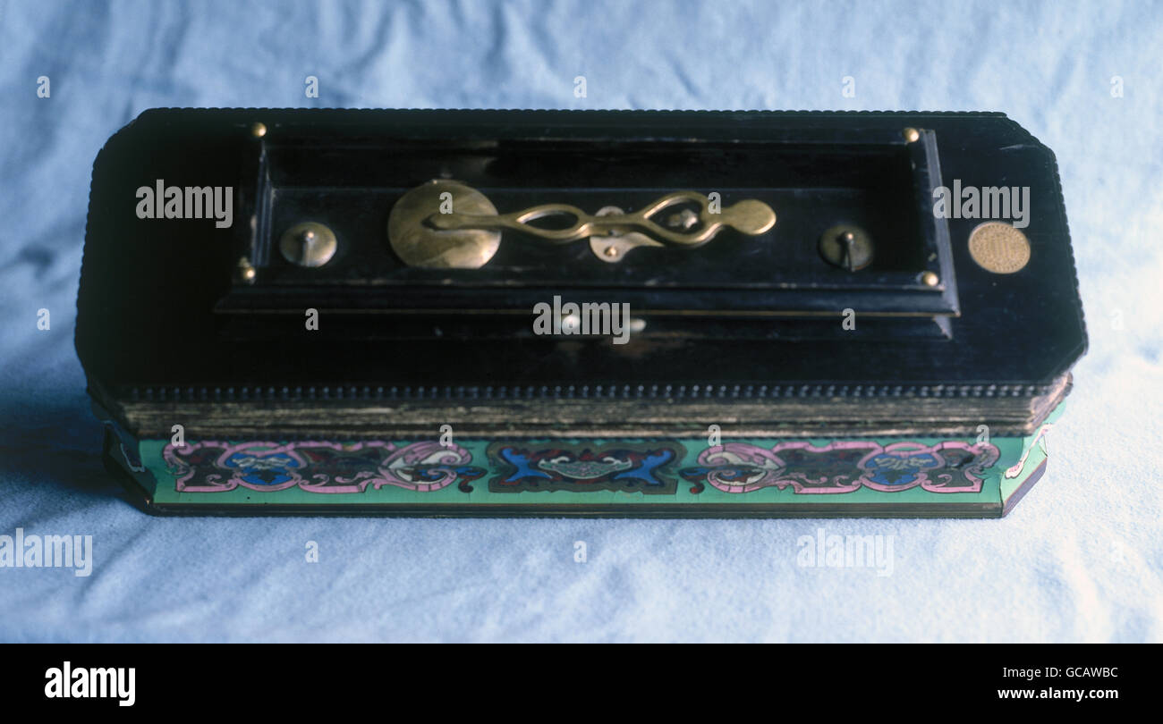 Musica, strumenti, strumenti a tastiera, fisarmonica, 1860, diritti-aggiuntivi-clearences-non disponibili Foto Stock