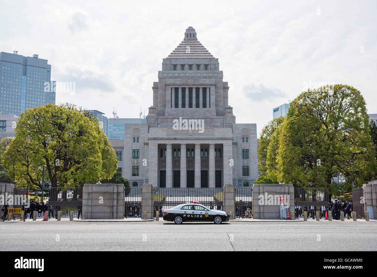 National Diet Building, Kasumigaseki, Chiyoda-Ku,Tokyo, Giappone Foto Stock