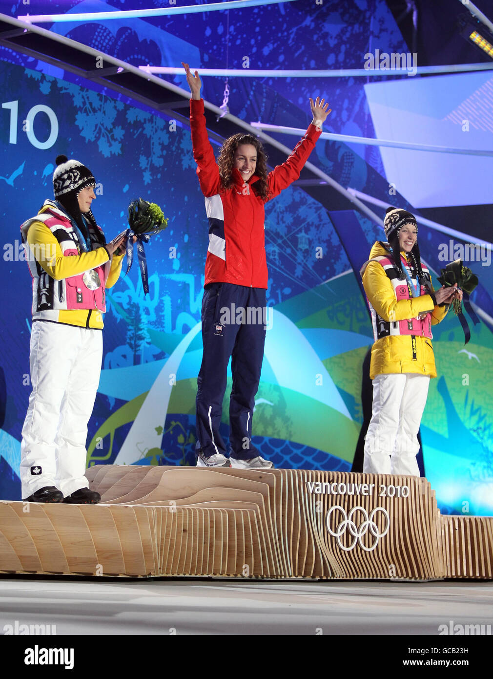 Olimpiadi invernali - 2010 Giochi Olimpici invernali di Vancouver - Giorno 9 Foto Stock