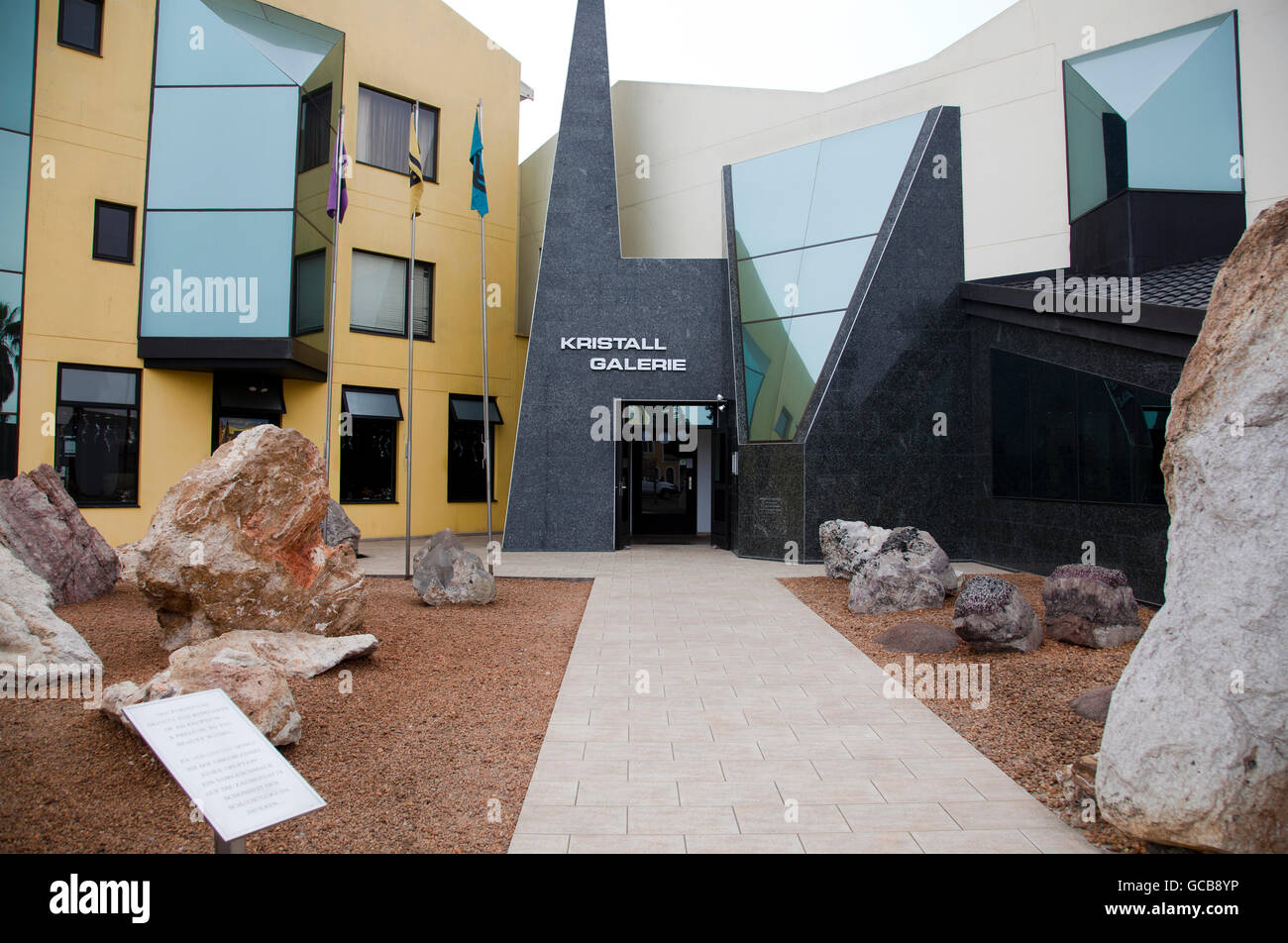 Kristall Galerie - Galleria di cristallo di Swakopmund - Namibia Foto Stock