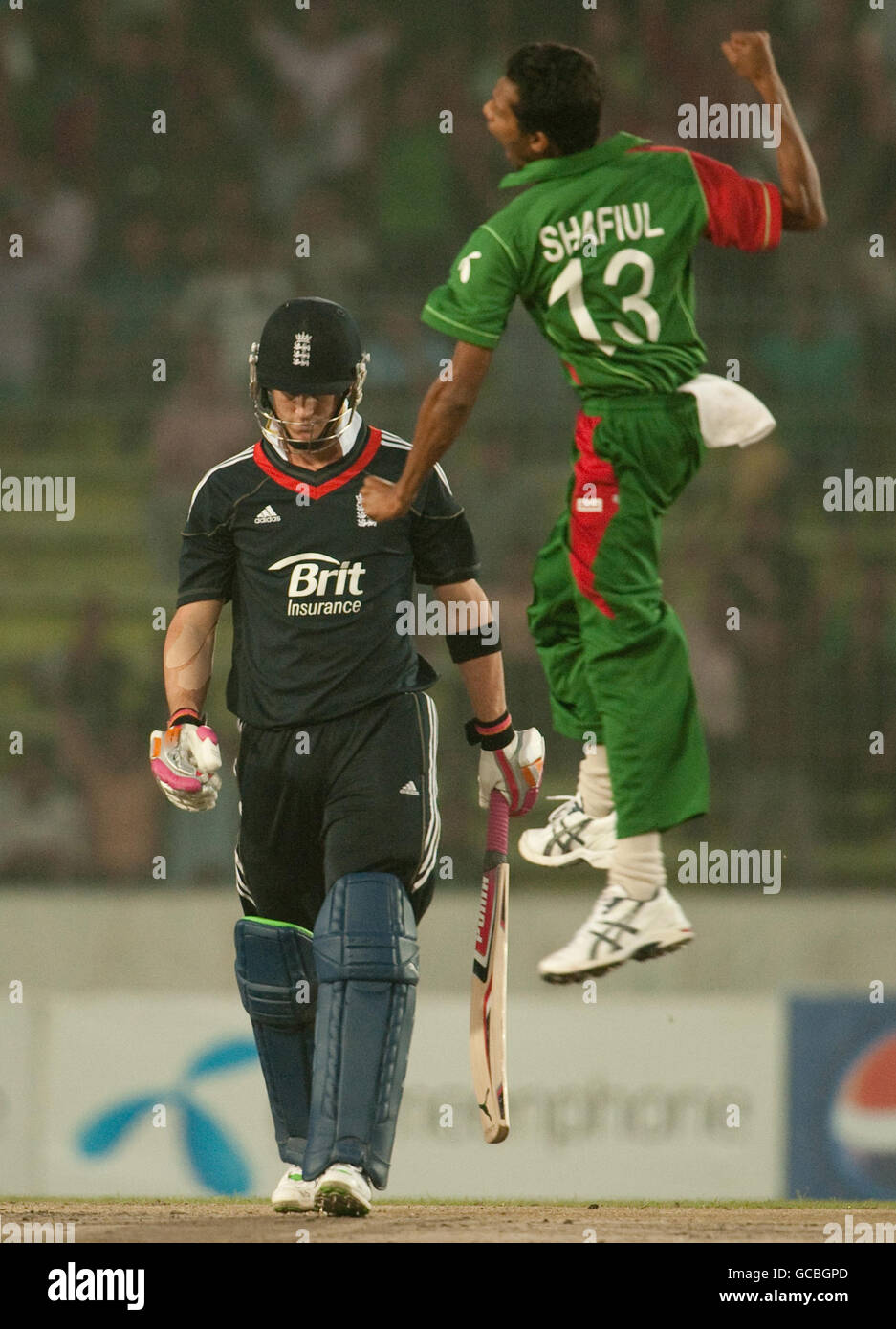 Cricket - Seconda giornata internazionale - Bangladesh v Inghilterra - Shere Bangla National Stadium Foto Stock