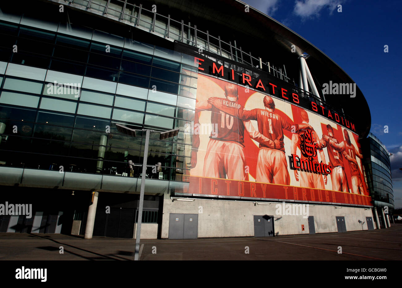 Calcio - Emirates Stadium. Vista generale dell'Emirates Stadium, sede dell'Arsenal Football Club Foto Stock