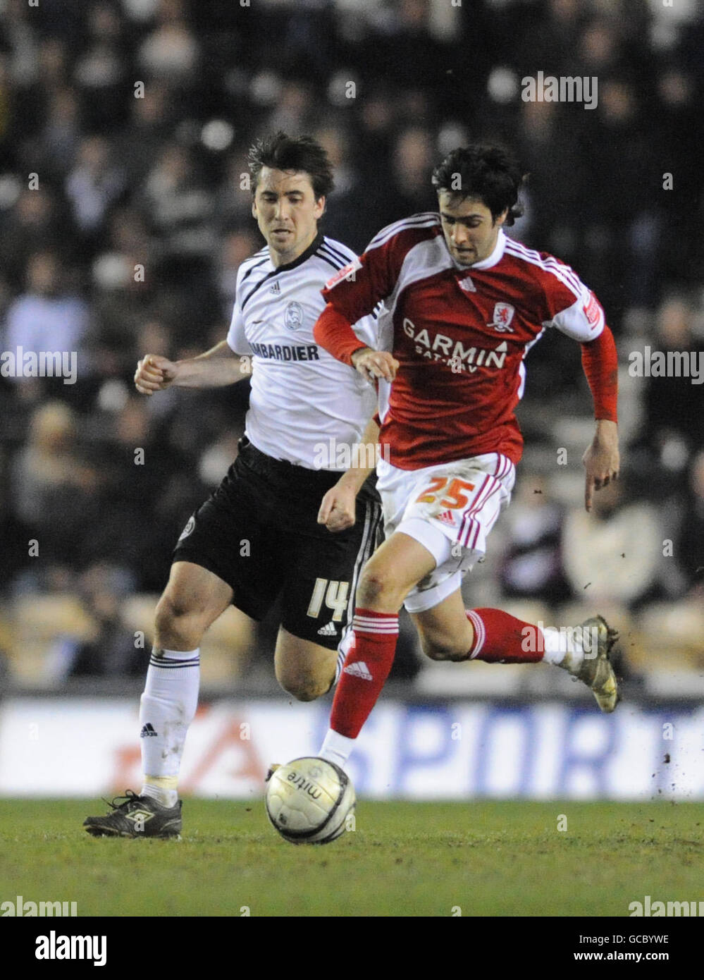 Calcio - Coca Cola Football League Championship - Derby County v Middlesbrough - Pride Park Stadium Foto Stock