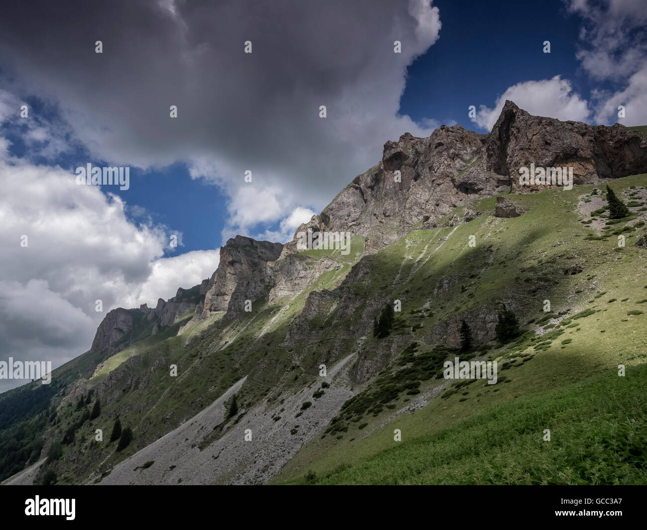 Picco in prossimità Gorna Leshnica, Shara mountain, Macedonia Foto Stock