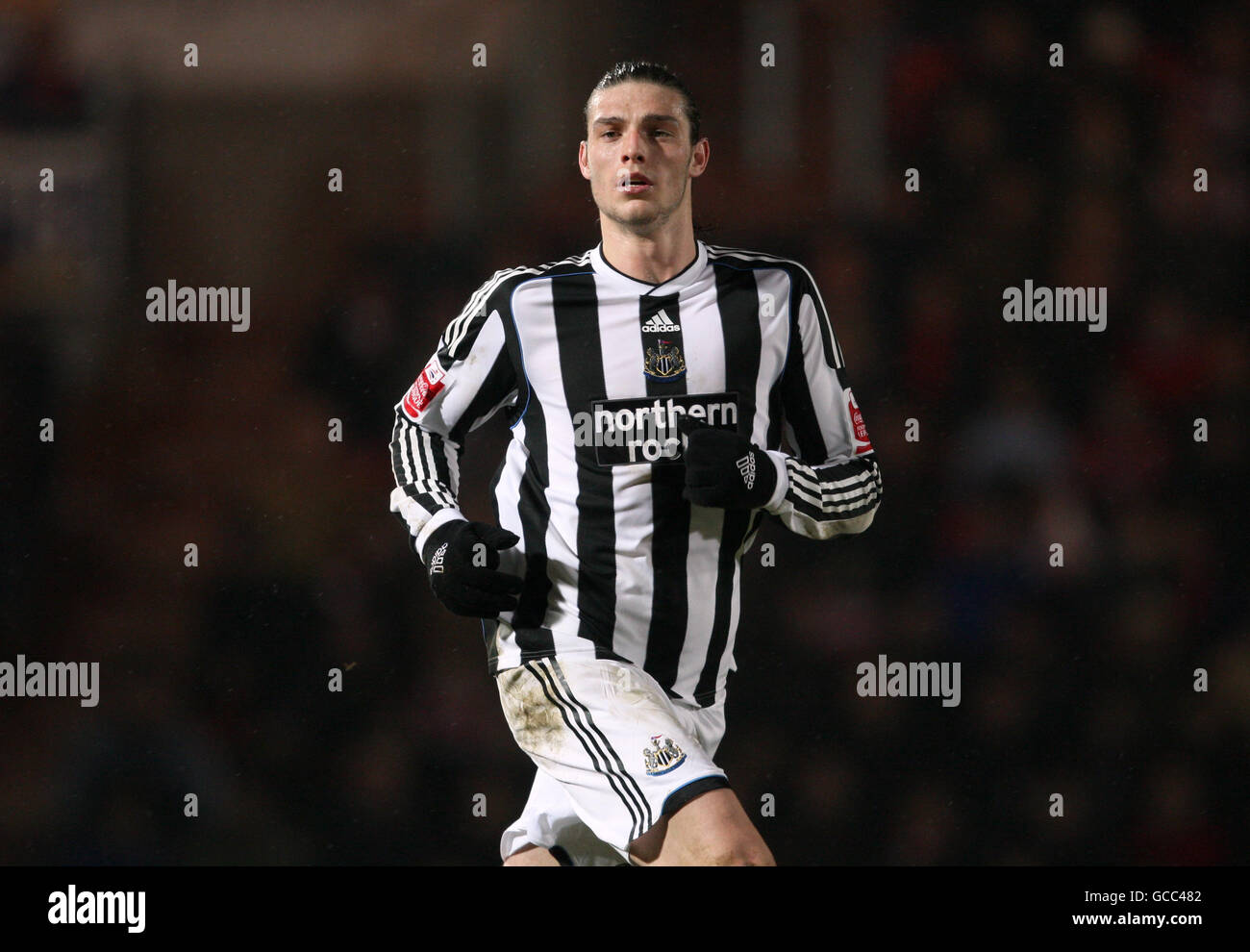 Calcio - Coca-Cola Football League Championship - Doncaster Rovers v Newcastle United - Keepmoat Stadium. Andrew Carroll, Newcastle United Foto Stock