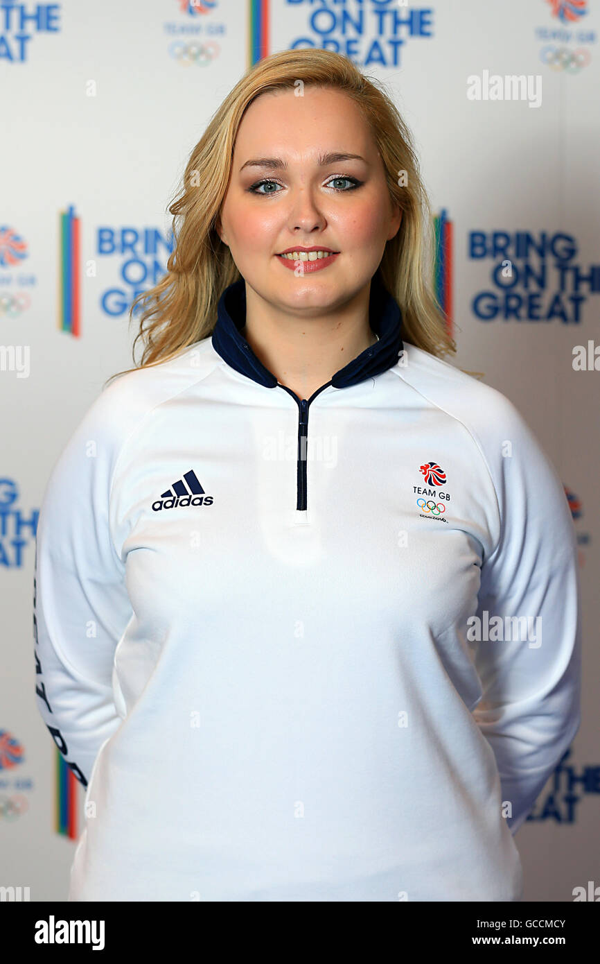 Shooter Jen McIntosh durante l'arredare la sessione al NEC di Birmingham. Stampa foto di associazione. Picture Data: Venerdì 1 Luglio 1, 2016. Foto di credito dovrebbe leggere: Tim Goode/PA FILO Foto Stock