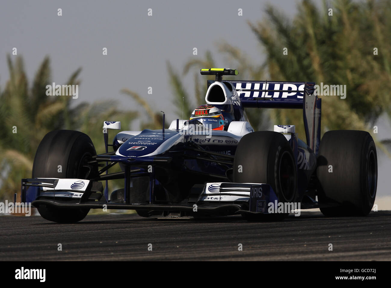 William's Nico Hulkenberg durante il Gran Premio del Bahrain del Golfo al circuito Internazionale del Bahrain a Sakhir, Bahrain Foto Stock