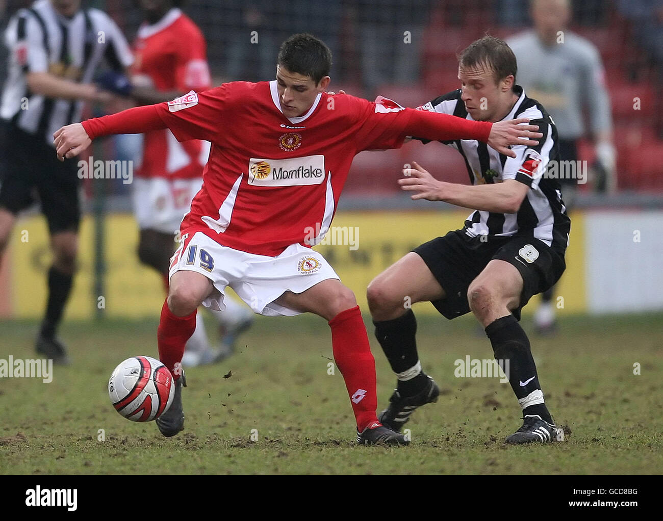 Calcio - Coca Cola Football League due - Crewe Alexandra v Notts County - Gresty Road Foto Stock