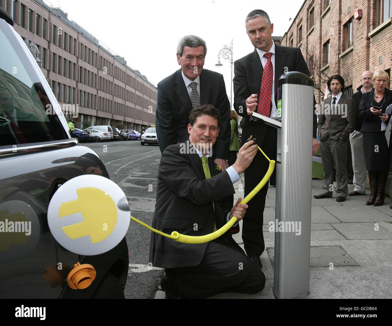 Ricarica dei veicoli elettrici punti in Irlanda Foto Stock