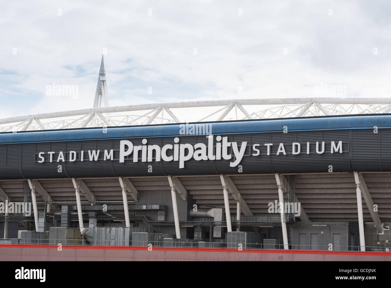 Il Principato Stadium Cardiff Wales, Regno Unito Foto Stock
