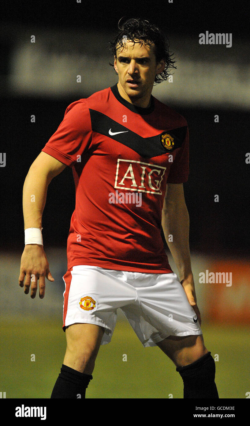 Calcio - Barclays Reserve League North - Manchester United v Burnley - Moss Lane. Owen Hargreaves del Manchester United fa il suo ritorno da infortunio per le riserve contro Burnley Foto Stock