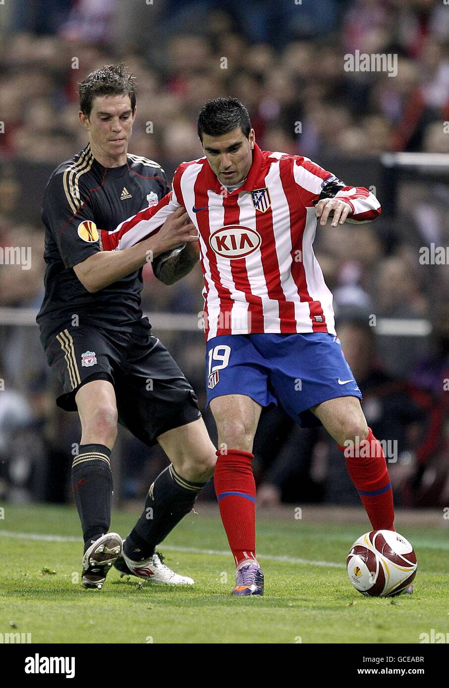 Soccer - UEFA Europa League - Semi finale - Prima tappa - Atletico Madrid V Liverpool - Vicente Calderón Stadium Foto Stock