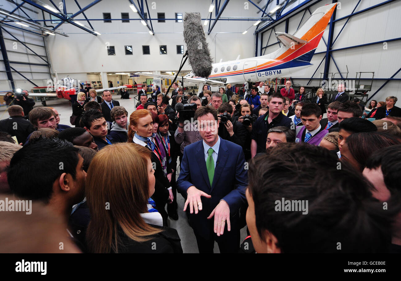 2010 campagna elettorale Apr 23 Foto Stock
