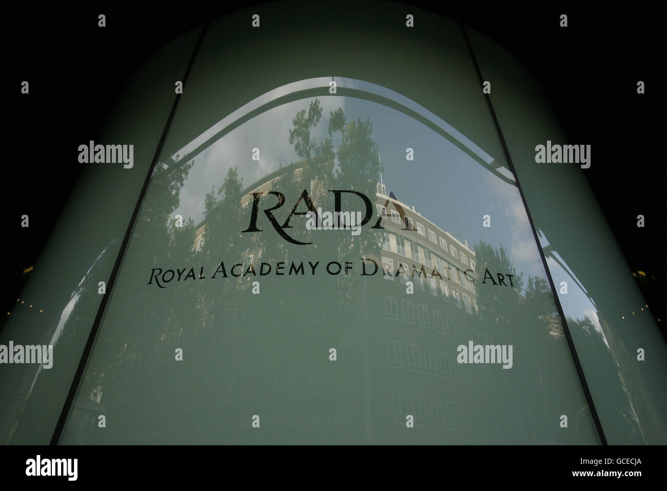 Edifici drammatici Stock. Una vista dell'edificio RADA (Royal Academy of Dramic Art) nel centro di Londra. Foto Stock