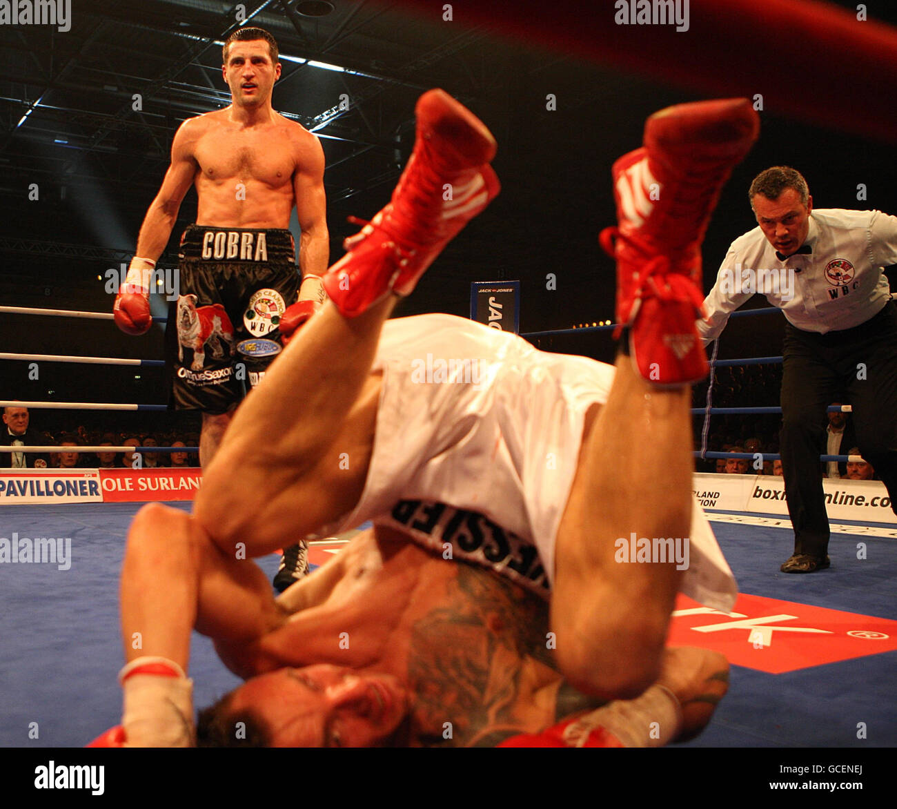 Boxing - WBC Super Middleweight Title - Carl Froch v Mikkel Kessler - MCH Messecenter Herning - Danimarca Foto Stock