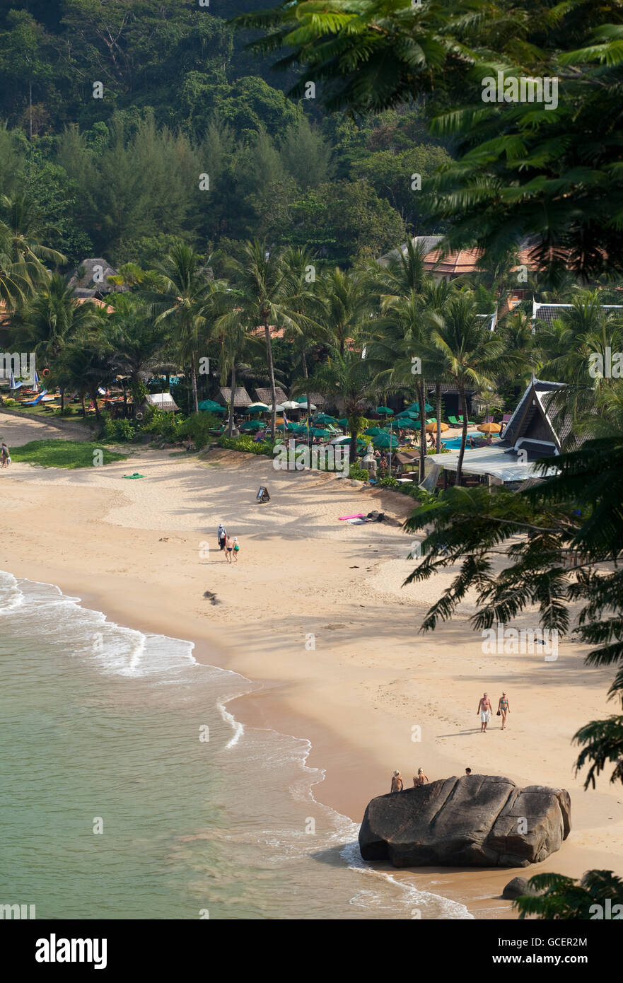 Nang Thong beach, Khao Lak, Thailandia, Asia Foto Stock