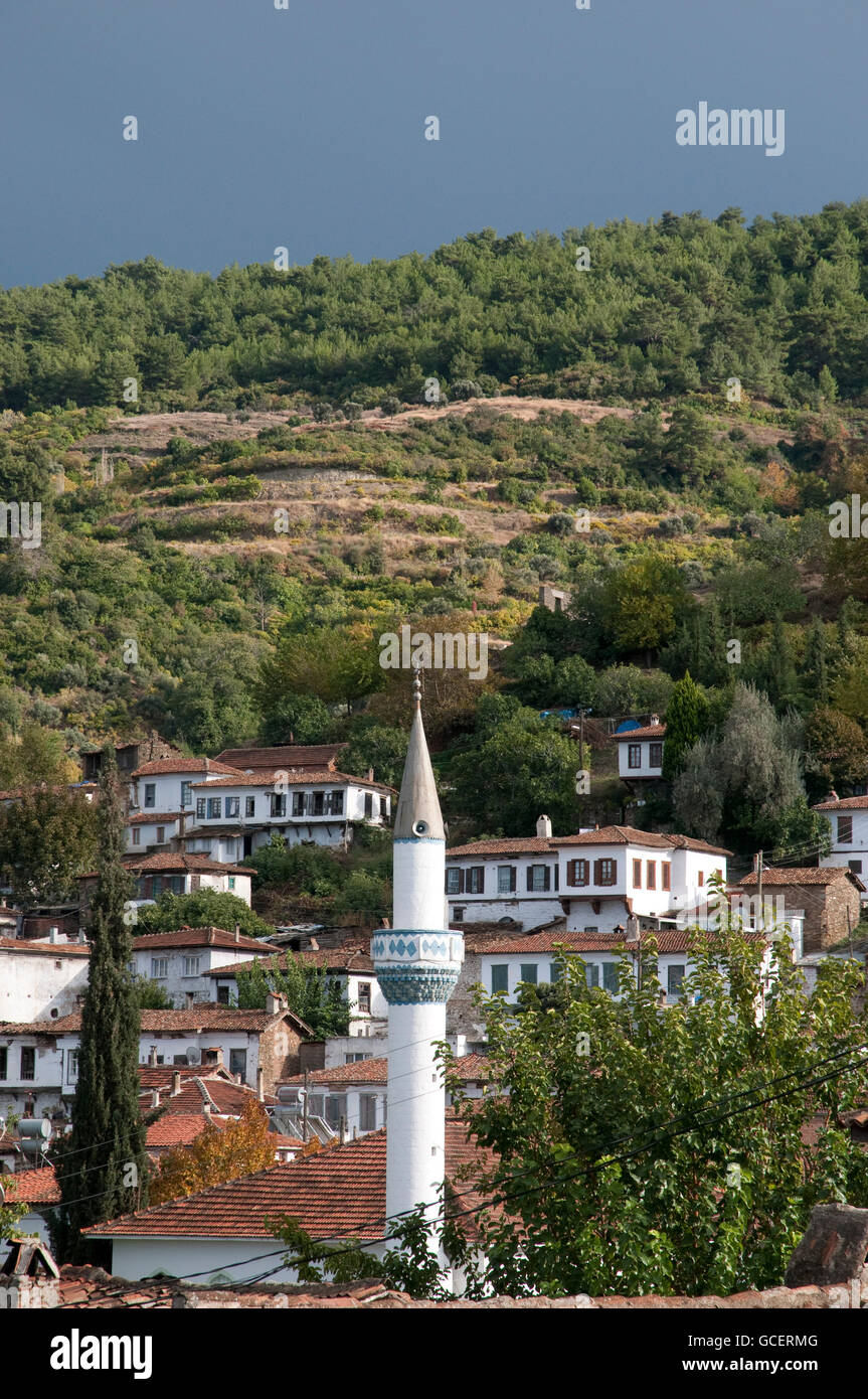 Sirince, una vinificazione villaggio di montagna in Lycia, Turchia, Asia Foto Stock