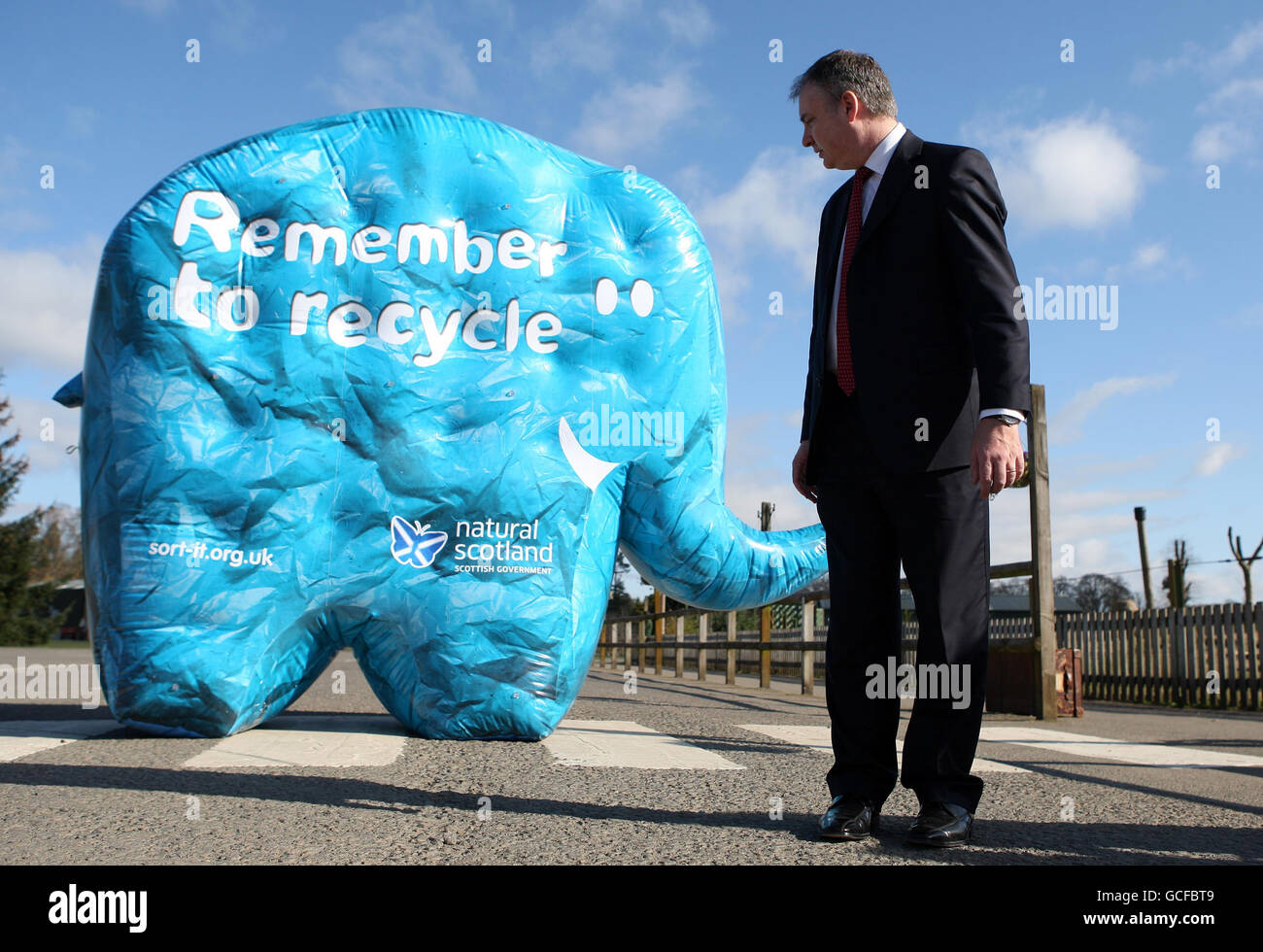 Rifiuti Zero project Foto Stock