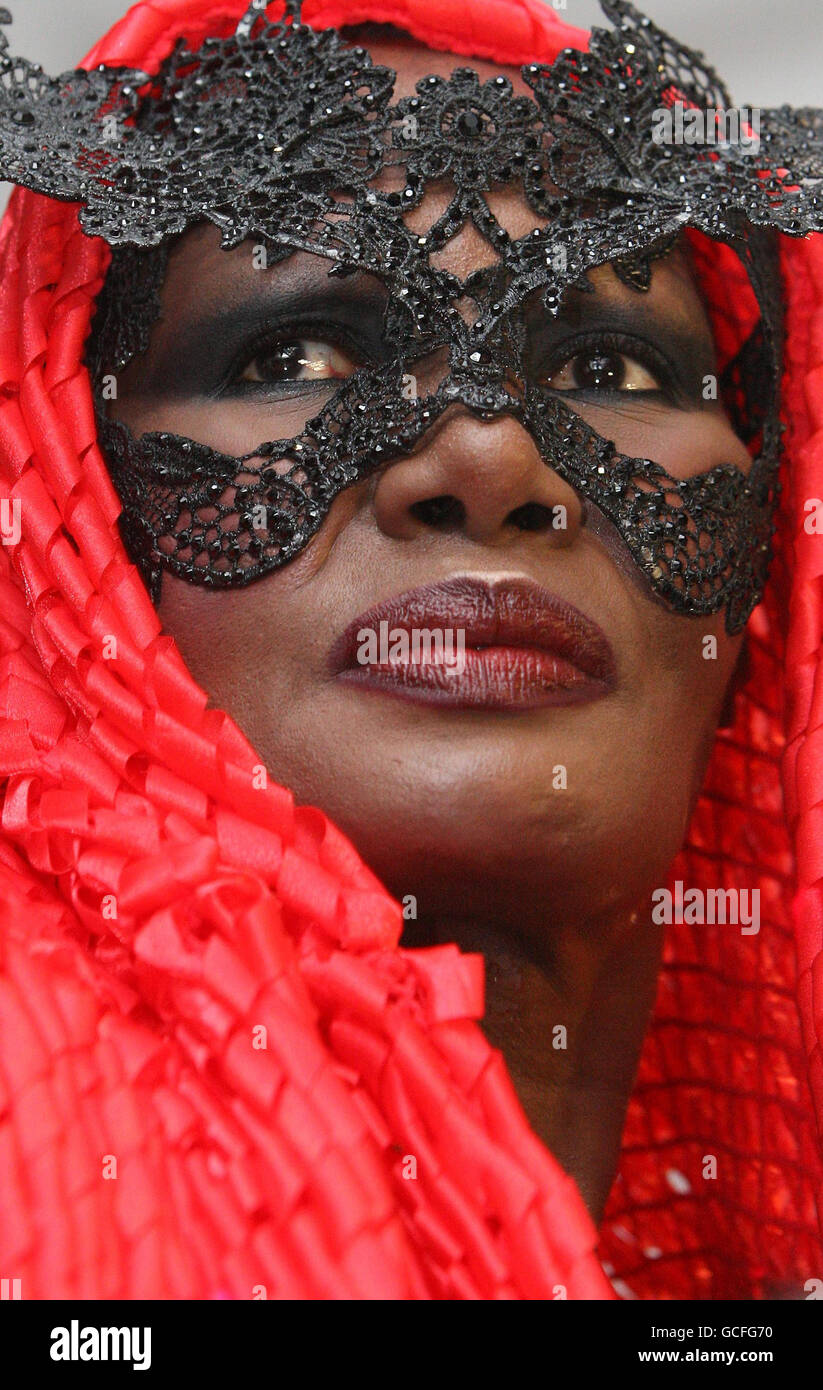 Grace Jones exhibition Foto Stock