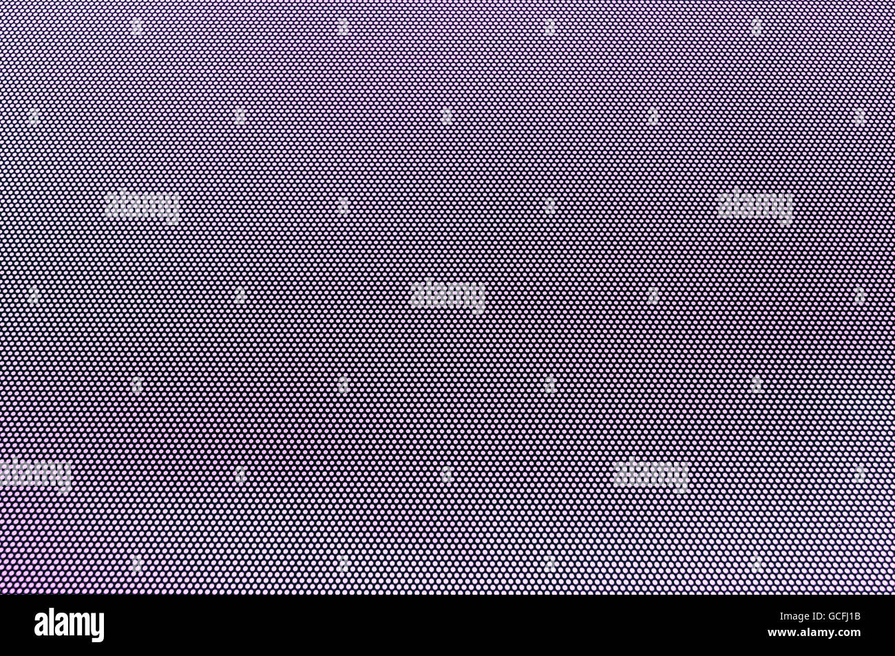 Maschera del punto di fronte rosa blu turchese porpora viola bluastro cielo nuvoloso effetto psichedelico Foto Stock