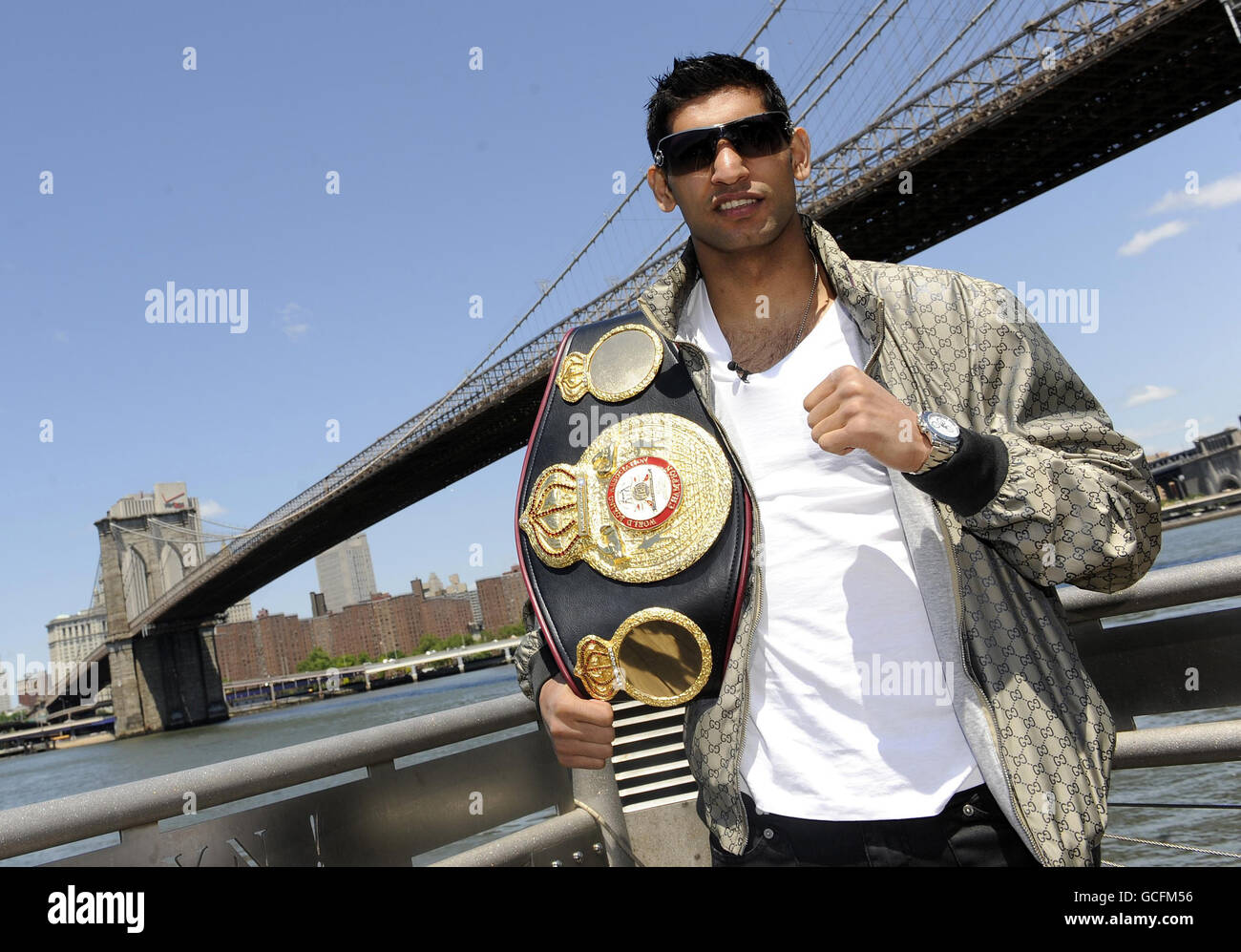 Boxing - Amir Khan visiti New York City Landmarks - New York Foto Stock