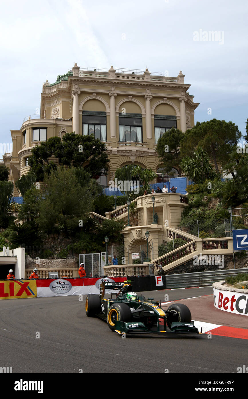Formula uno Motor Racing - Gran Premio di Monaco - Practice e Qualifiche - circuito di Monaco. Heikki Kovalainen (fin), Lotus. Foto Stock