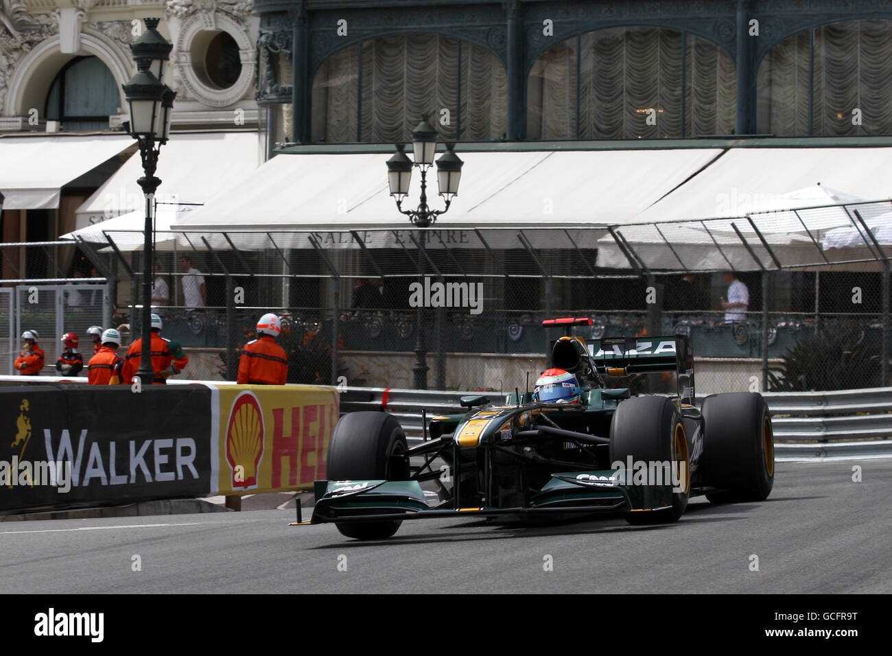 Formula uno Motor Racing - Gran Premio di Monaco - Practice e Qualifiche - circuito di Monaco. Jarno Trulli (ITA), Lotus F1. Foto Stock